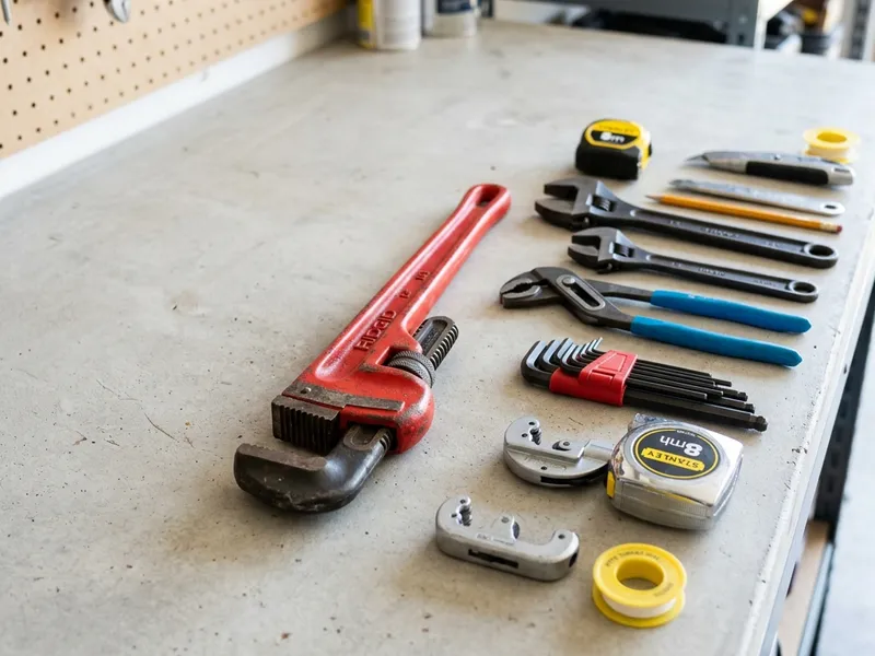 Professional plumbers in Northmoor, MO equipped with top-tier tools for residential and commercial plumbing services.
